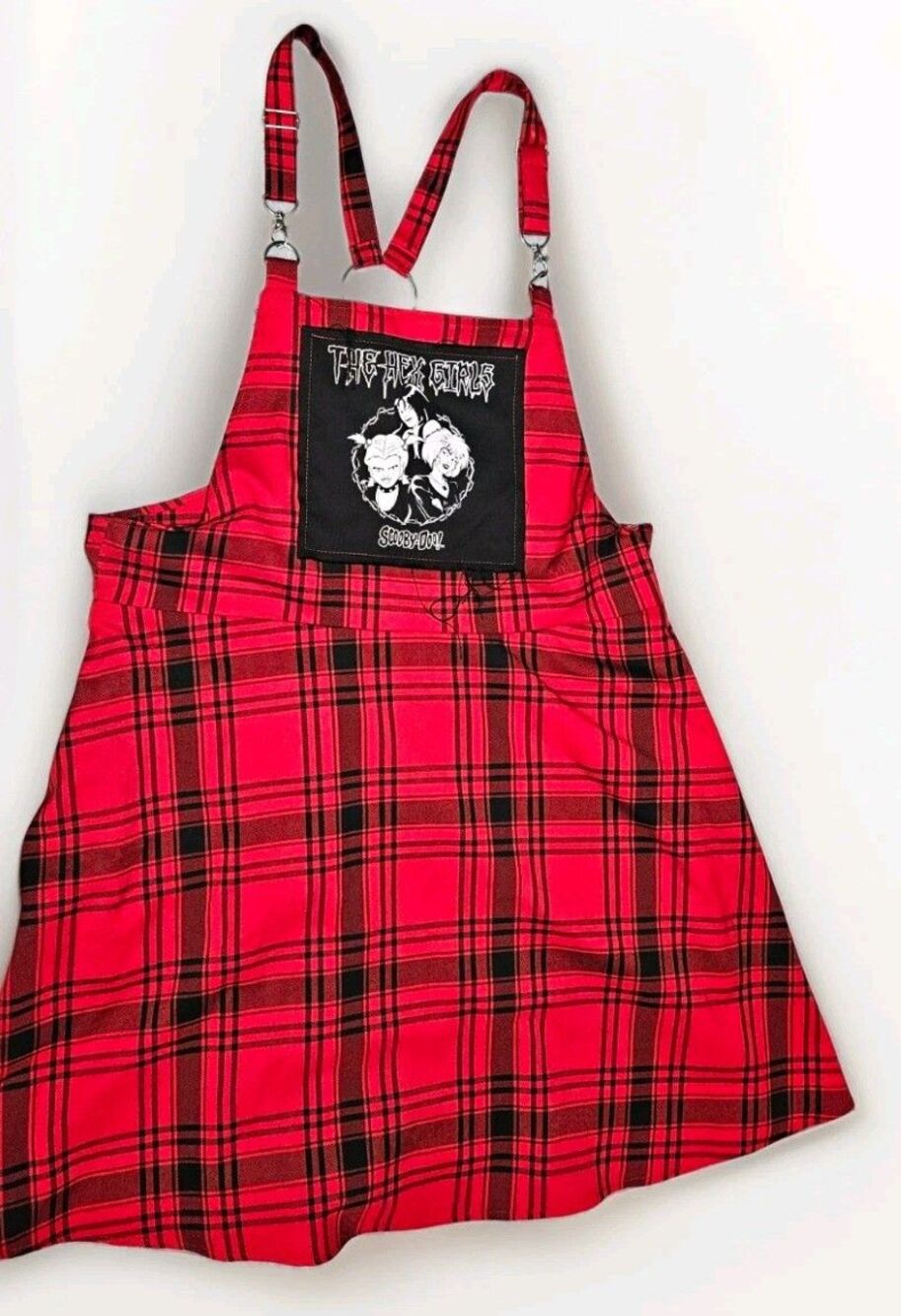 Scooby-Doo The Hex Girls Plaid Skirtall Overall Dress Women’s 2X